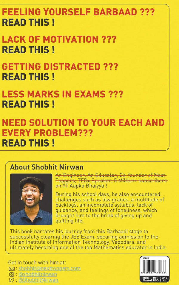 Unbarbaad : For Those Who Feel Lost by Shobhit Nirwan